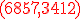 3$\red(6857,3412)